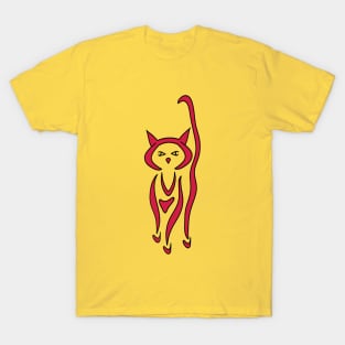 Minimalist Cat T-Shirt